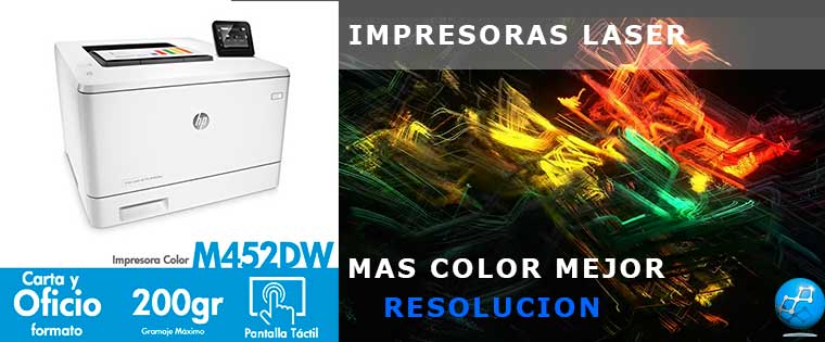 Impresora color hp laserjet pro m452dw cf394a