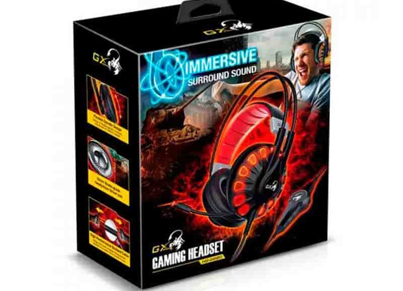 Cascos Para gamer | Genius HS-G680 Black Sesiones Gaming envolventes