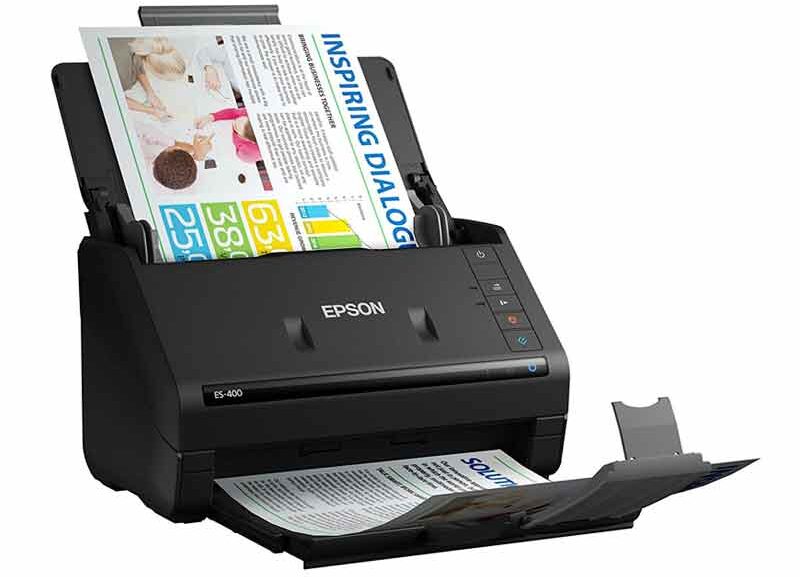 Escáner Epson WorkForce ES-400 | Gestión Documental hasta 35 PPM Duplex Diseño Compacto-B11B226201