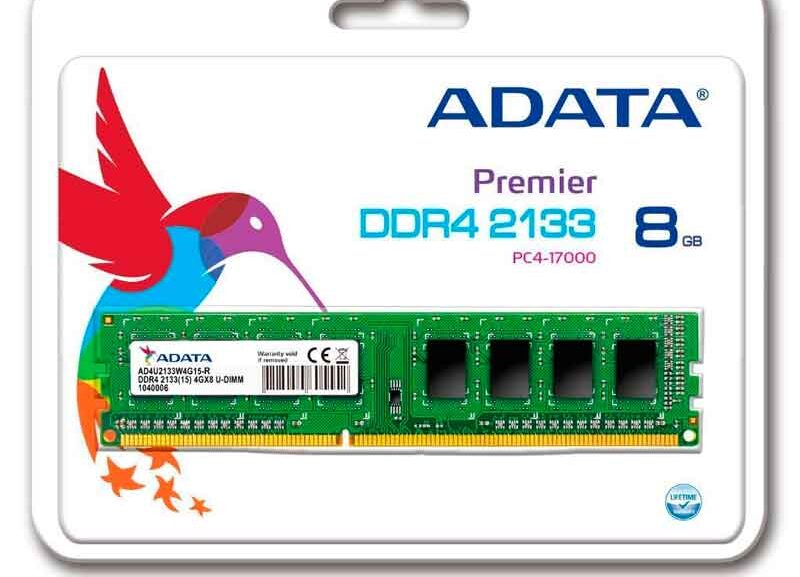 ADATA 8GB DDR4 PC | Memoria Ram 1X8 AD4U2133W8G15-S