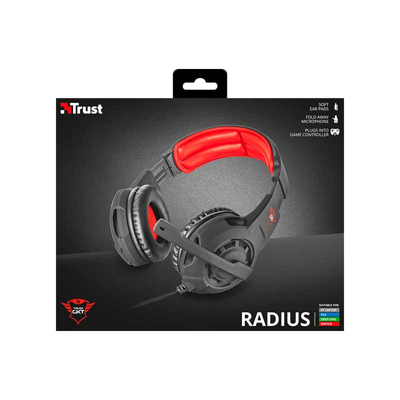 Audifono Gamer TRUST | GXT 310 Radius Gaming Headset 3.5mm
