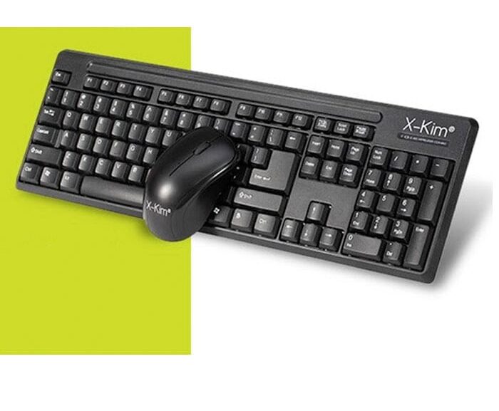 combo teclado y mouse inalambrico xkim wkm 116mu