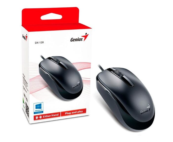 mouse genius dx 120 usb negro