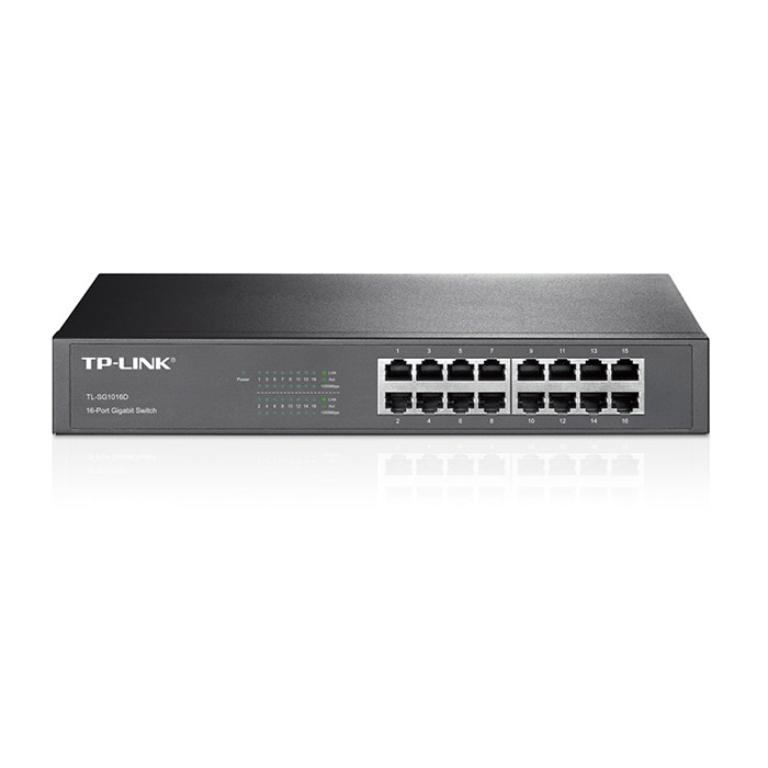 switch tplink-tl-sg1016d 16 puertos para rack