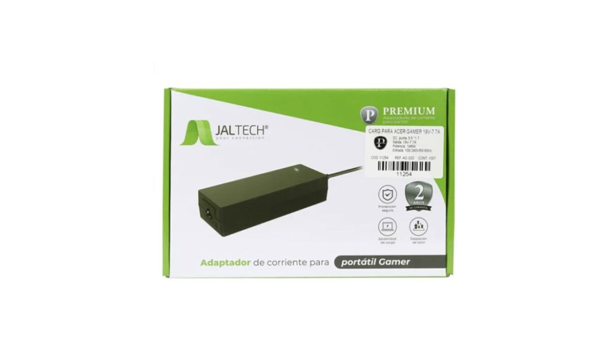 Acer Adaptador AC Homologado 19V 7.7A 1