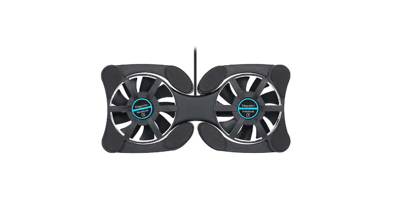 Furtech Mini base ventilador para portátil con 2  coolers/expandidble/plegable