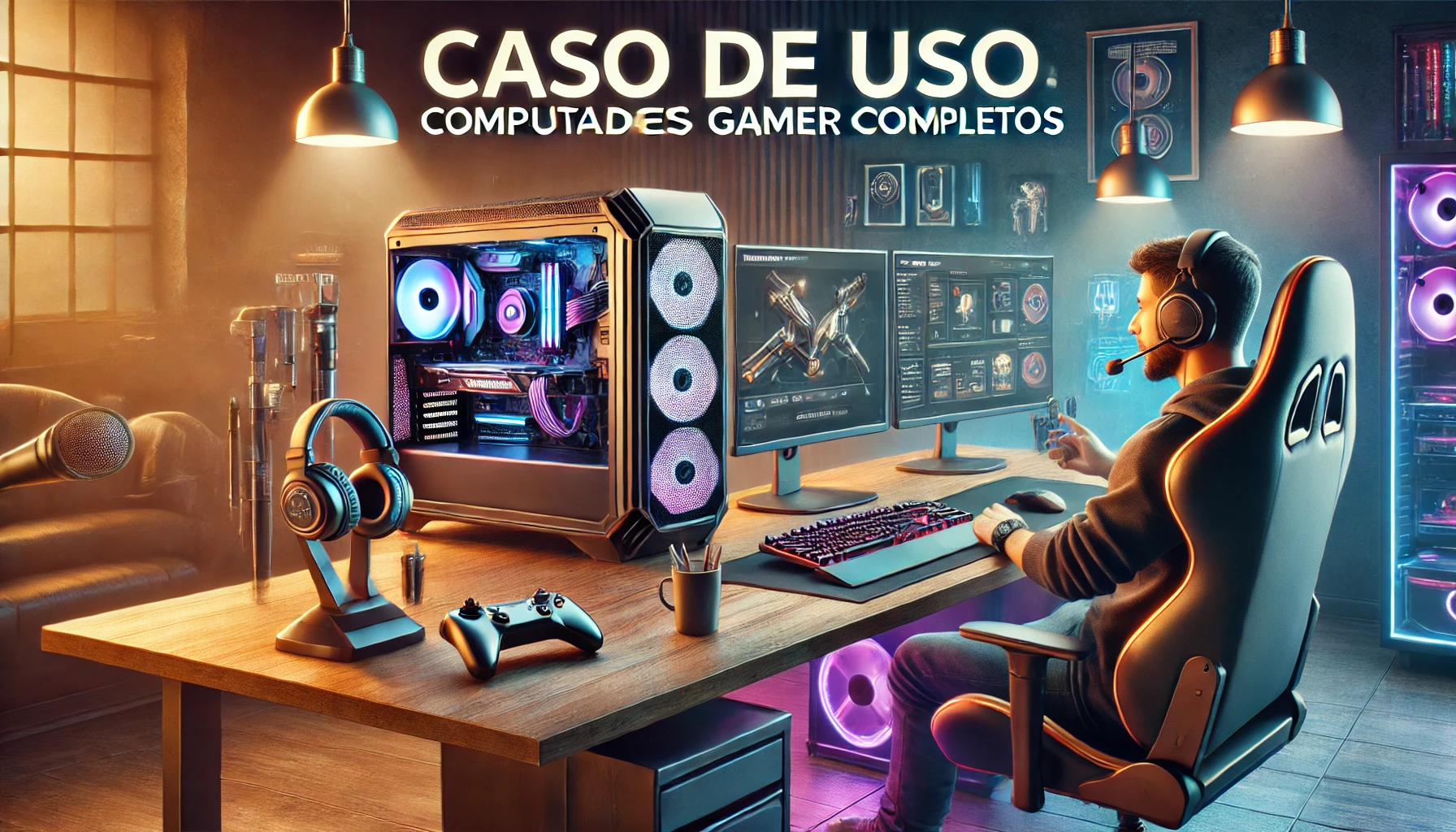 caso uso pc gamer completo